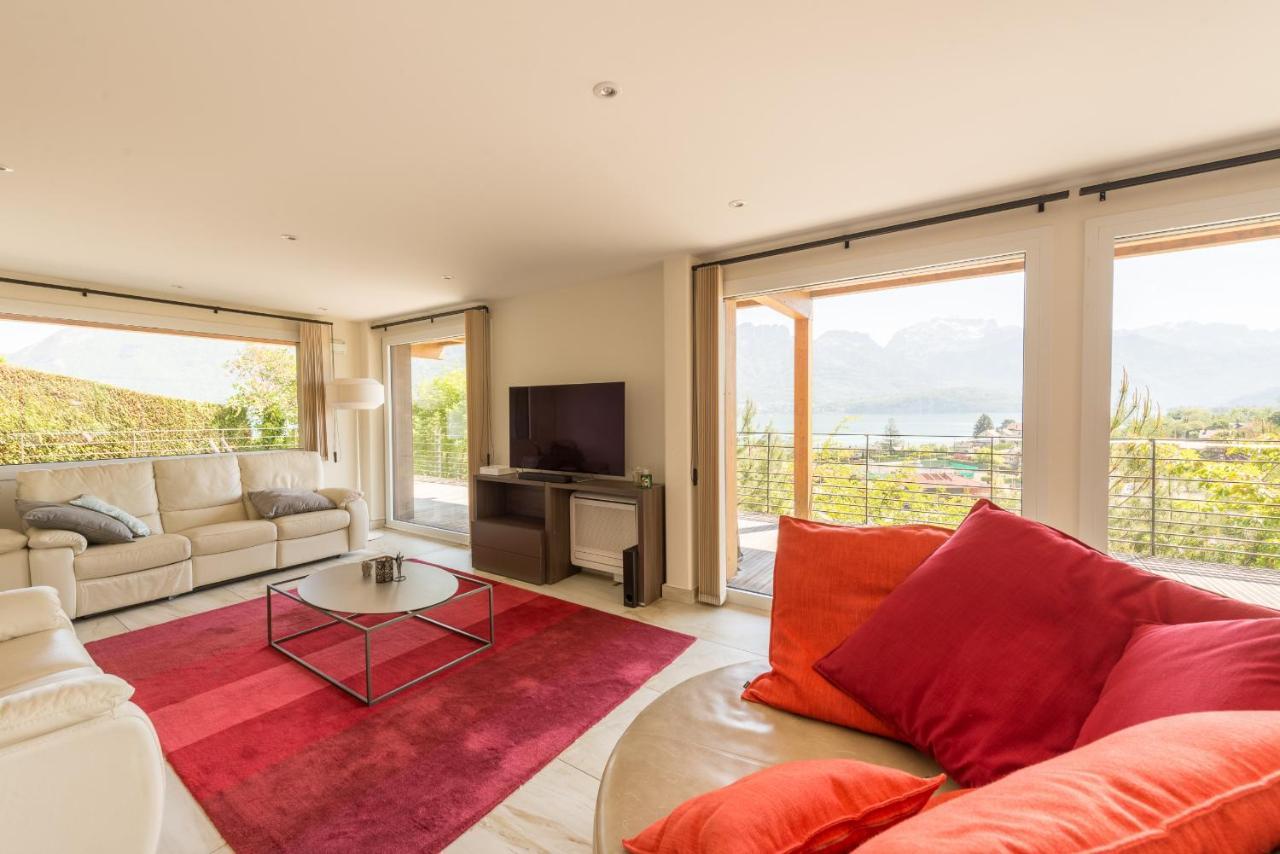 Le Panoramic - Loft & Mainfloor Outstanding Lake View - Lla Selections By Location Lac Annecy Sévrier Eksteriør billede